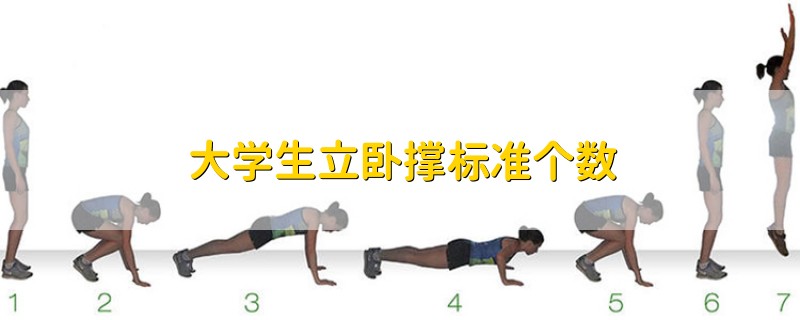 大学生立卧撑标准个数